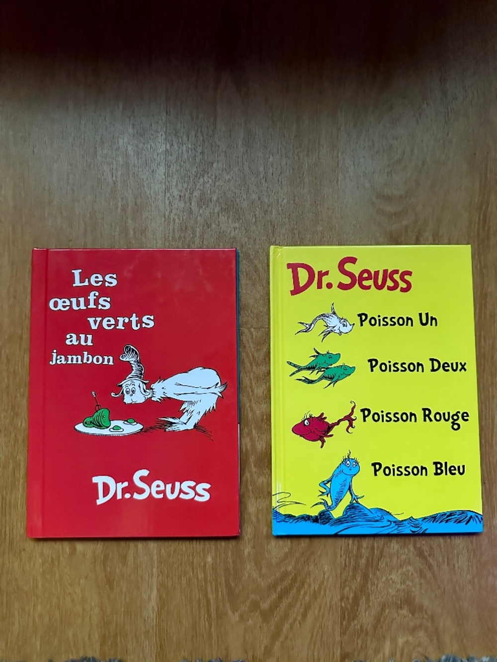 Dr Seuss French Hardcover Books Lot 2 Green Eggs One Fish French Editions